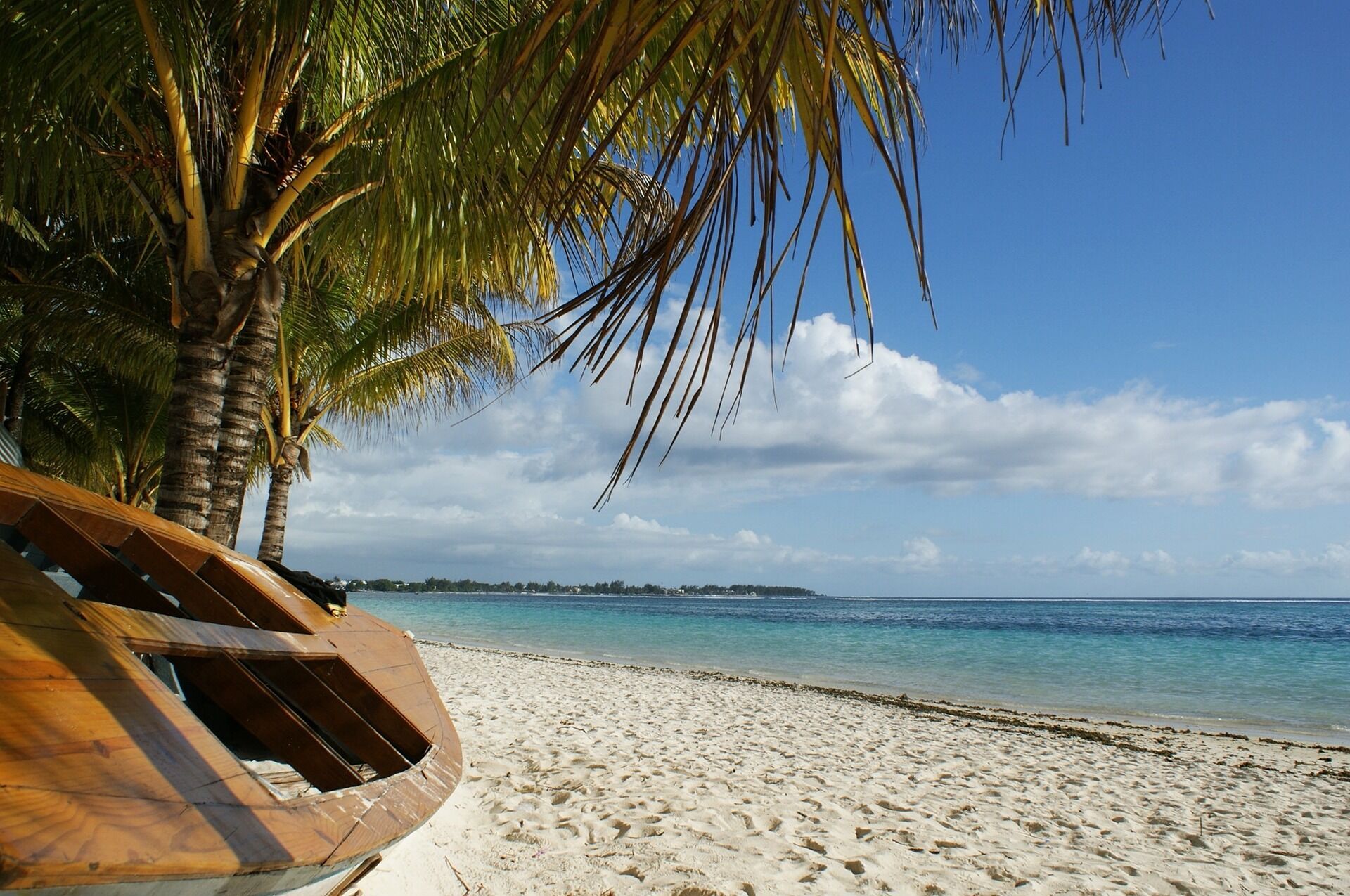 Пляж на Маврикии.