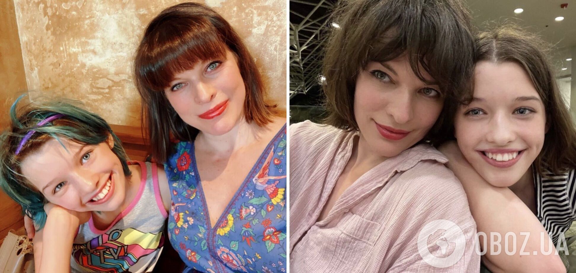 Українська акторка Мілла Йовович та дочка Евер Андерсон дуже схожі