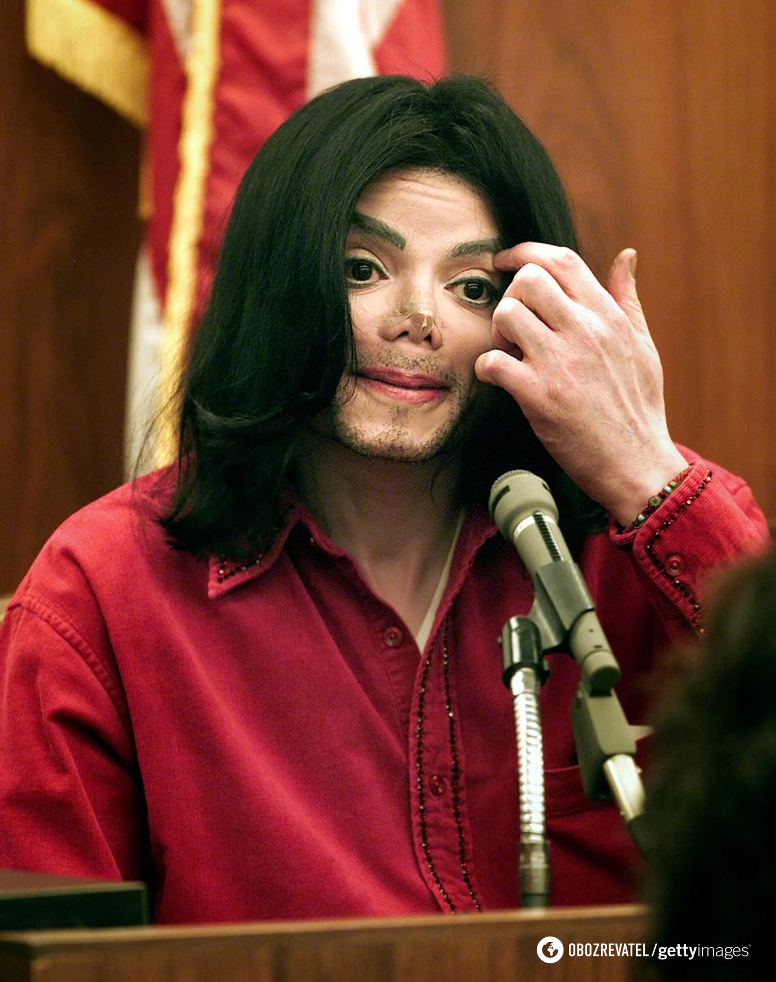 Майкл Джексон в суде.