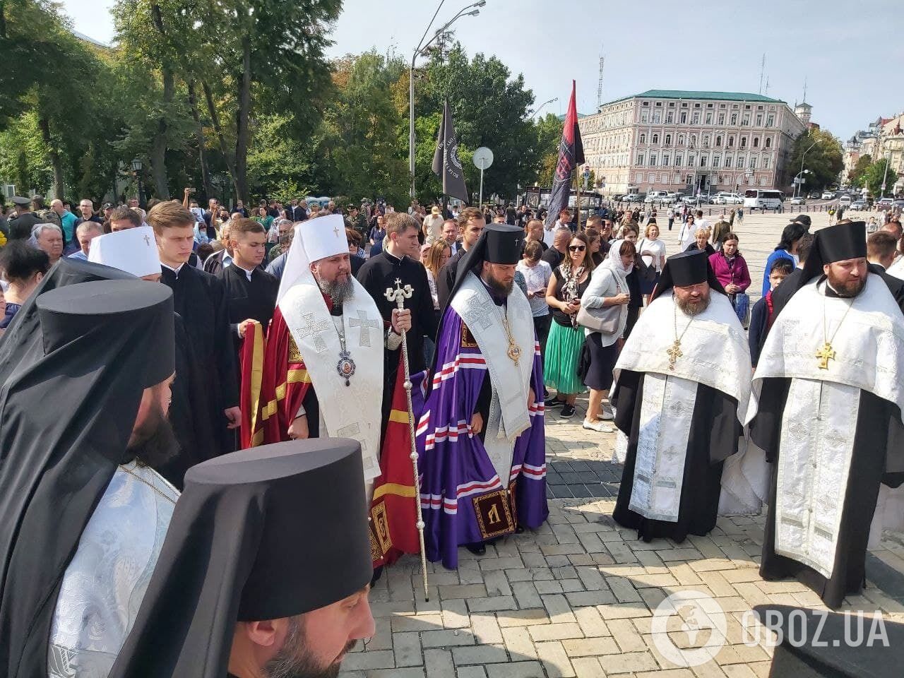 Молебень за загиблими.