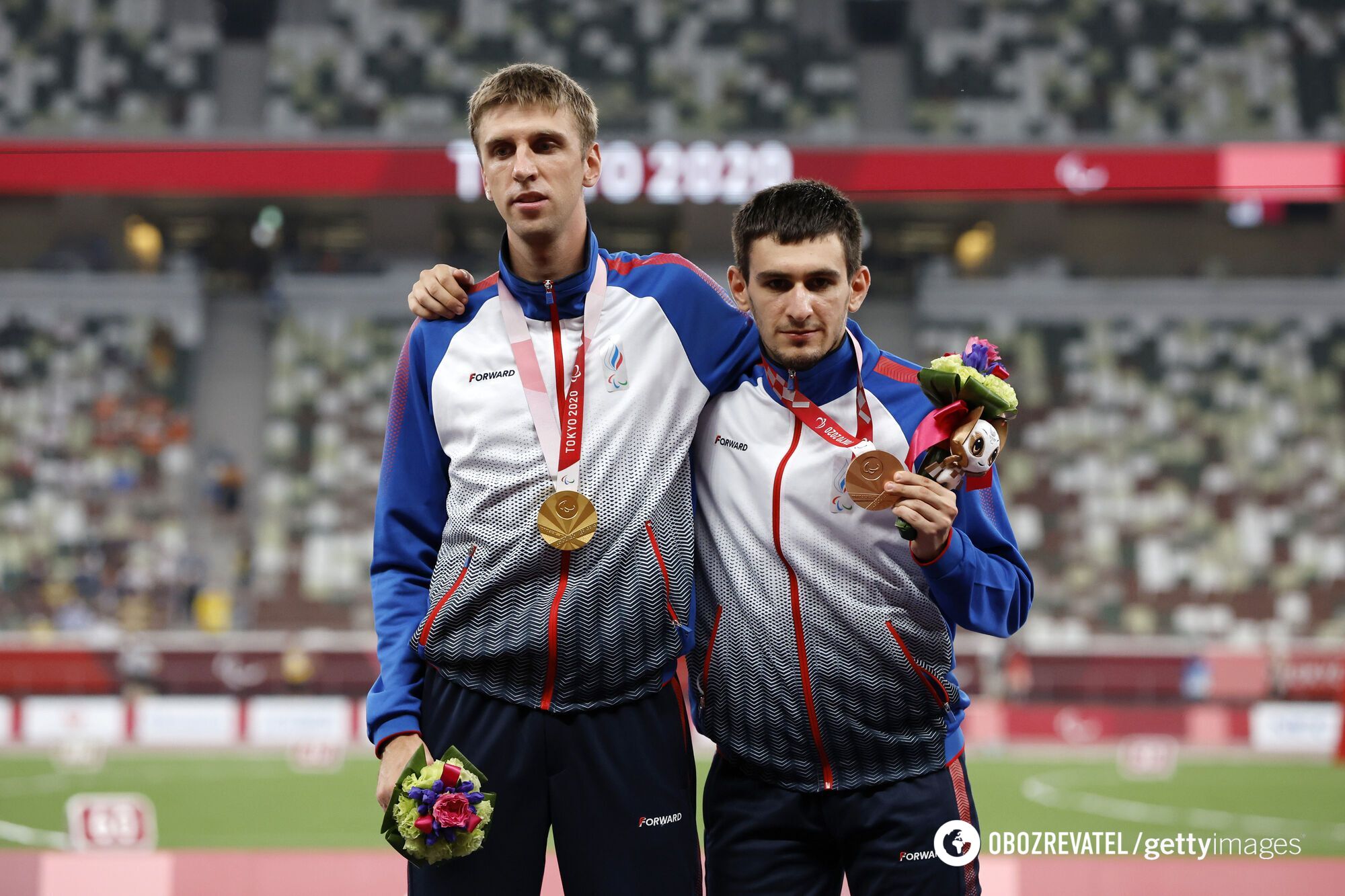 Российские легкоатлеты взяли "бронзу" и "серебро".