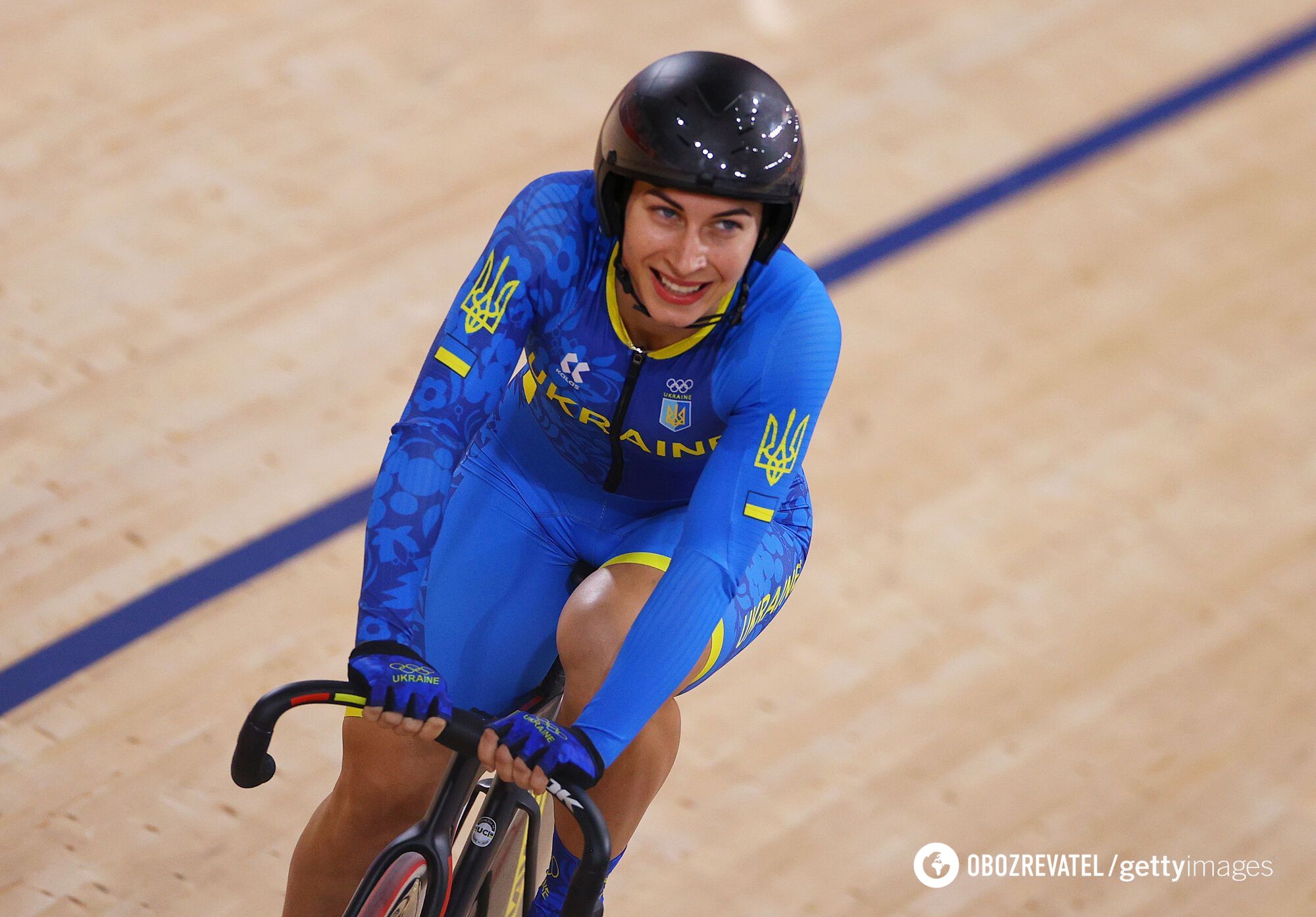 Олена Старікова на Олімпіаді в Токіо.