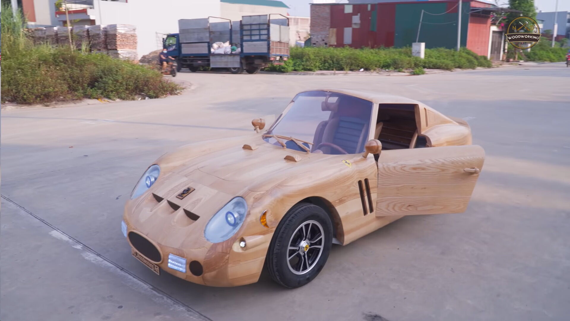 Вьетнамские мастера из ND – Woodworking Art изготовили из дерева ходовую модель по мотивам Ferrari 250 GTO