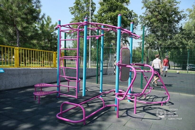 В парке "Веселка" открылась локация для активного отдыха