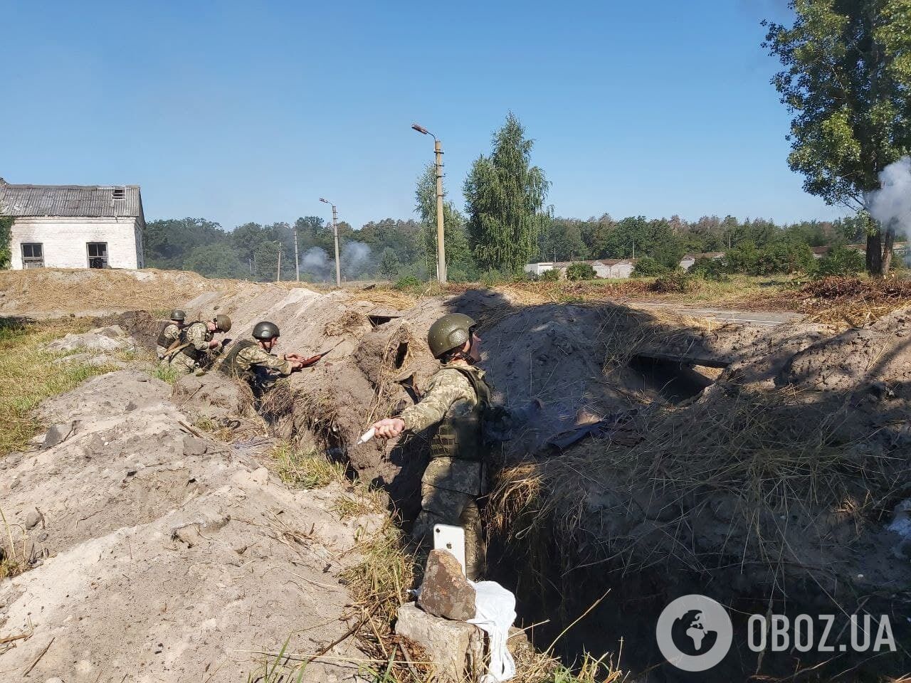 "Ворог" наступає з боку Вишгорода.