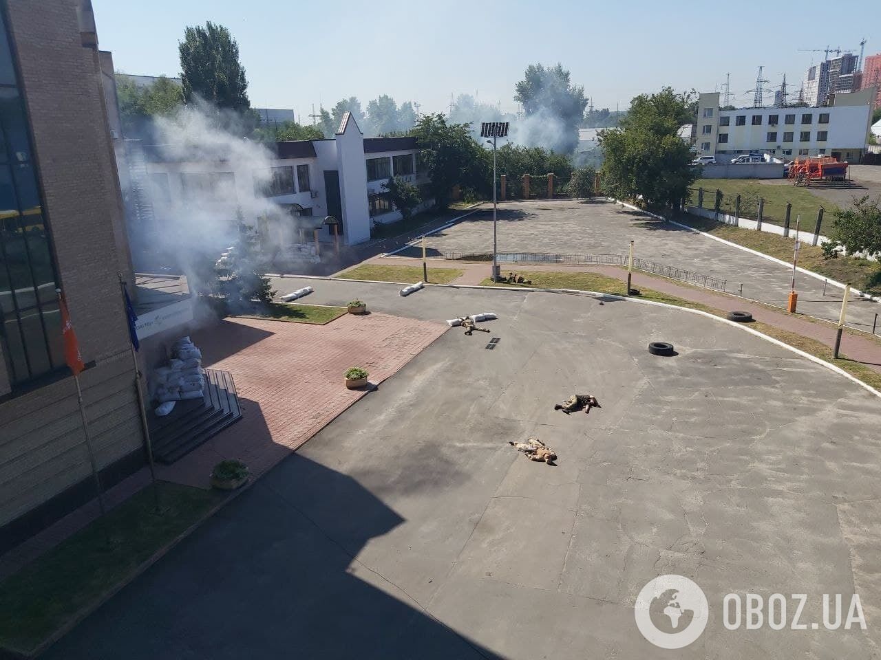 Напад умовних диверсантів.