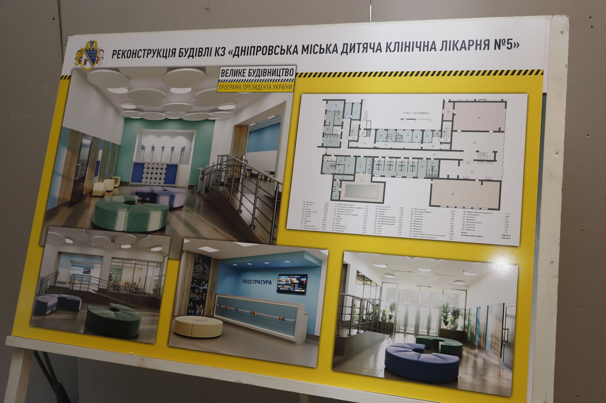 Дніпровська дитяча лікарня — один з об’єктів проєкту "Велике будівництво"