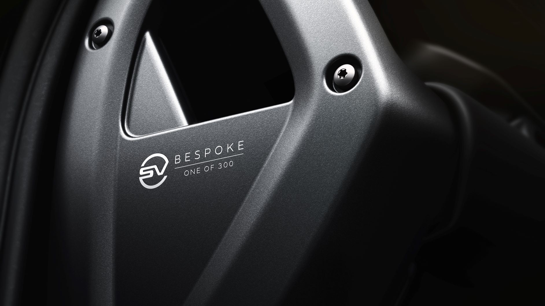 Интерьер версии отличается лазерной маркировкой и логотипом SV Bespoke