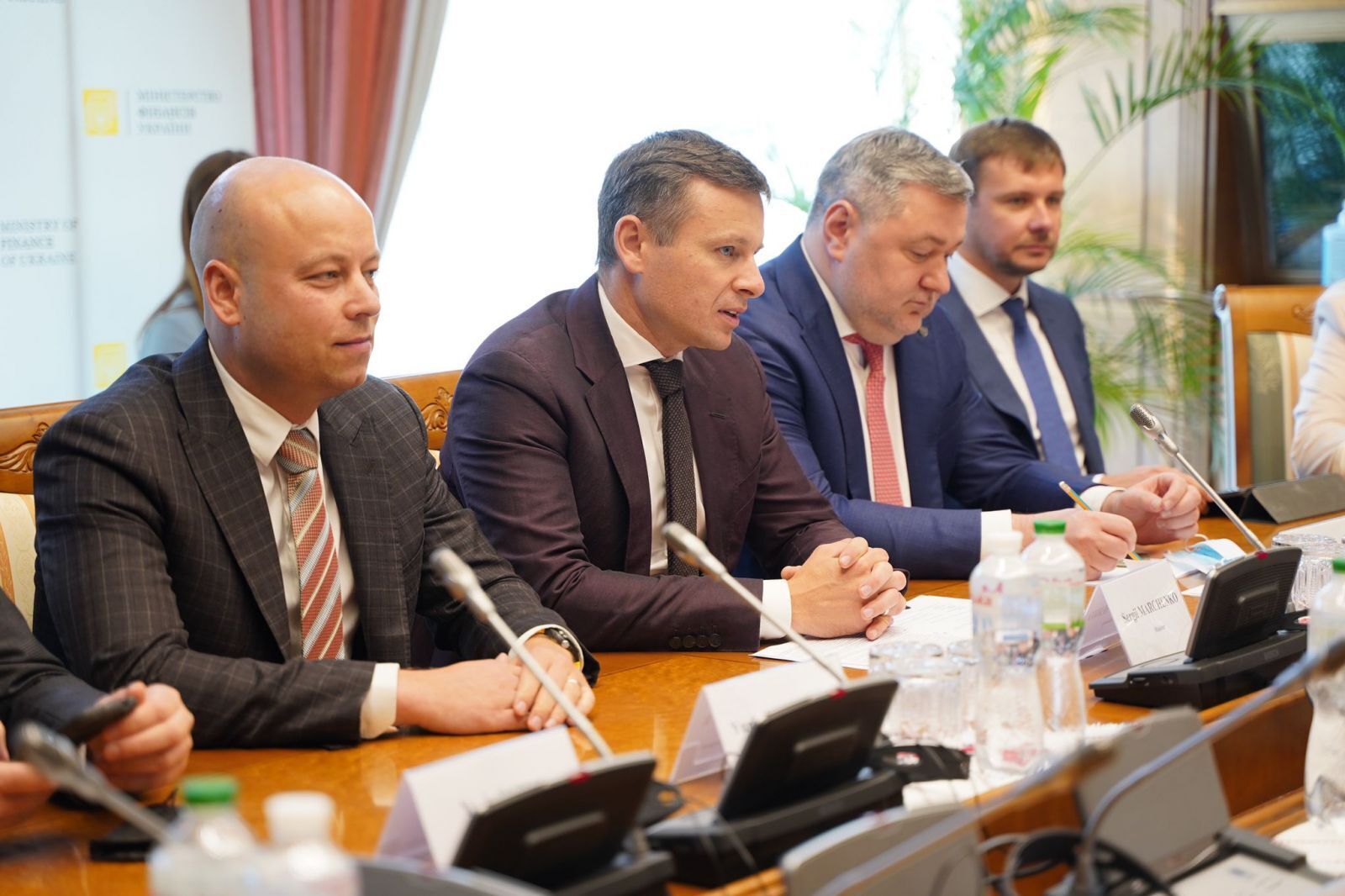 Встреча министра финансов Украины Сергея Марченко с вице-президентом Всемирного банка Анной Бьерде