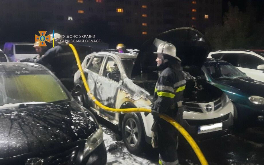 На місці працювали бійці ДСНС