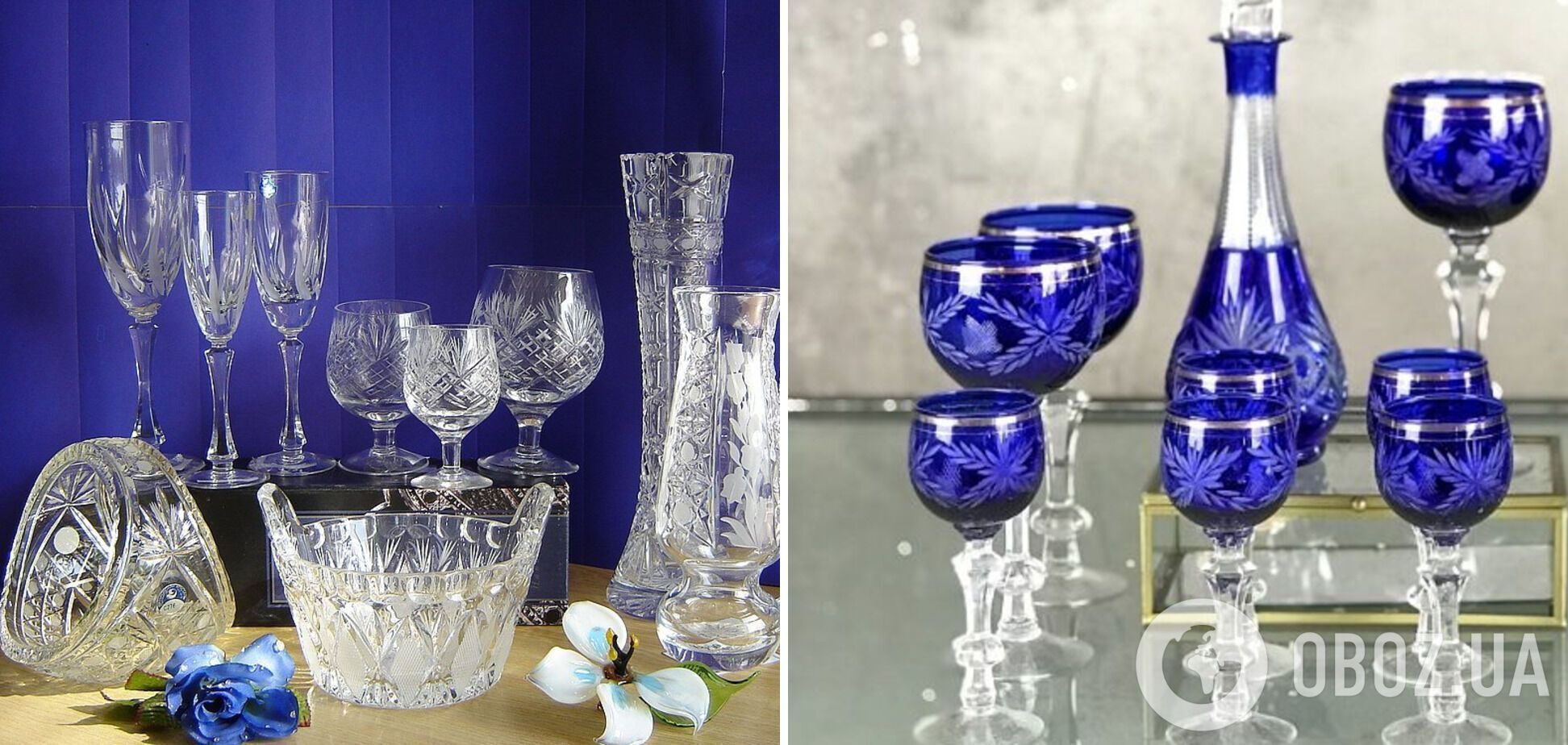 Хрустальная посуда времен СССР стоит дороже, чем современная.