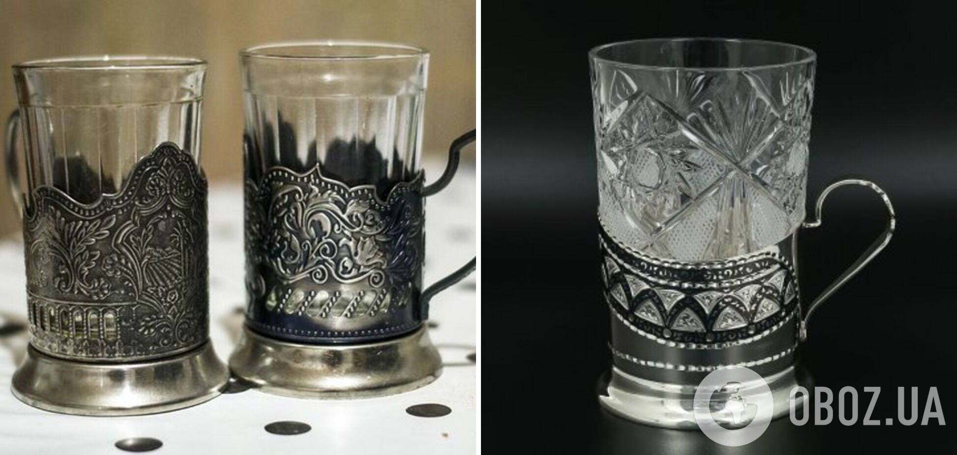 Серебряные подстаканники стали раритетом.