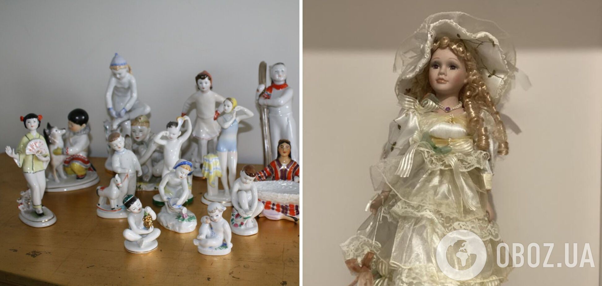 Фарфоровые статуэтки дорого стоят.
