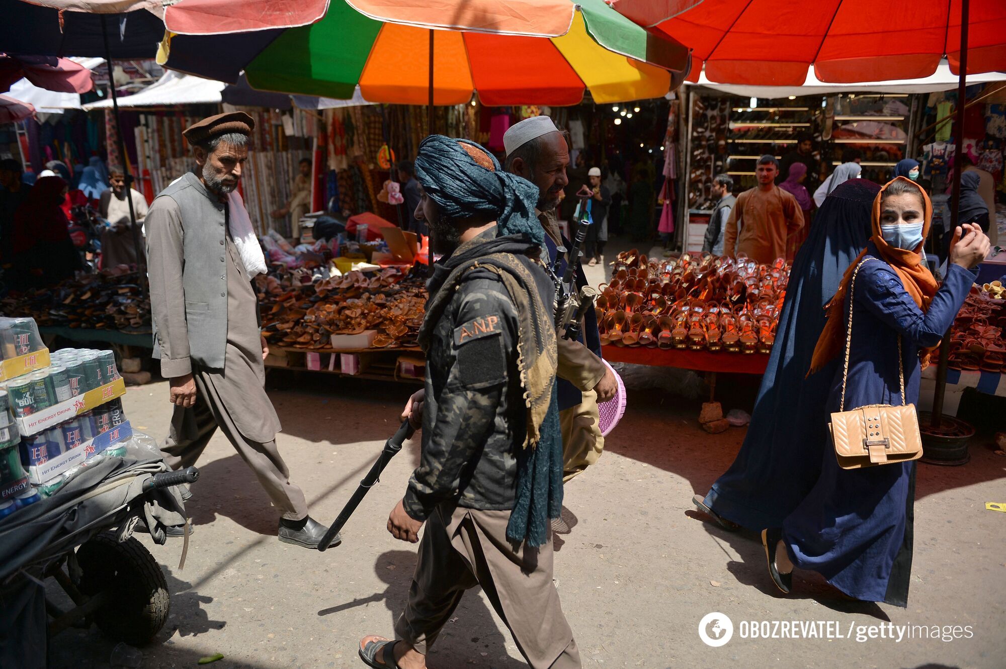 Талибы на улицах Кабула