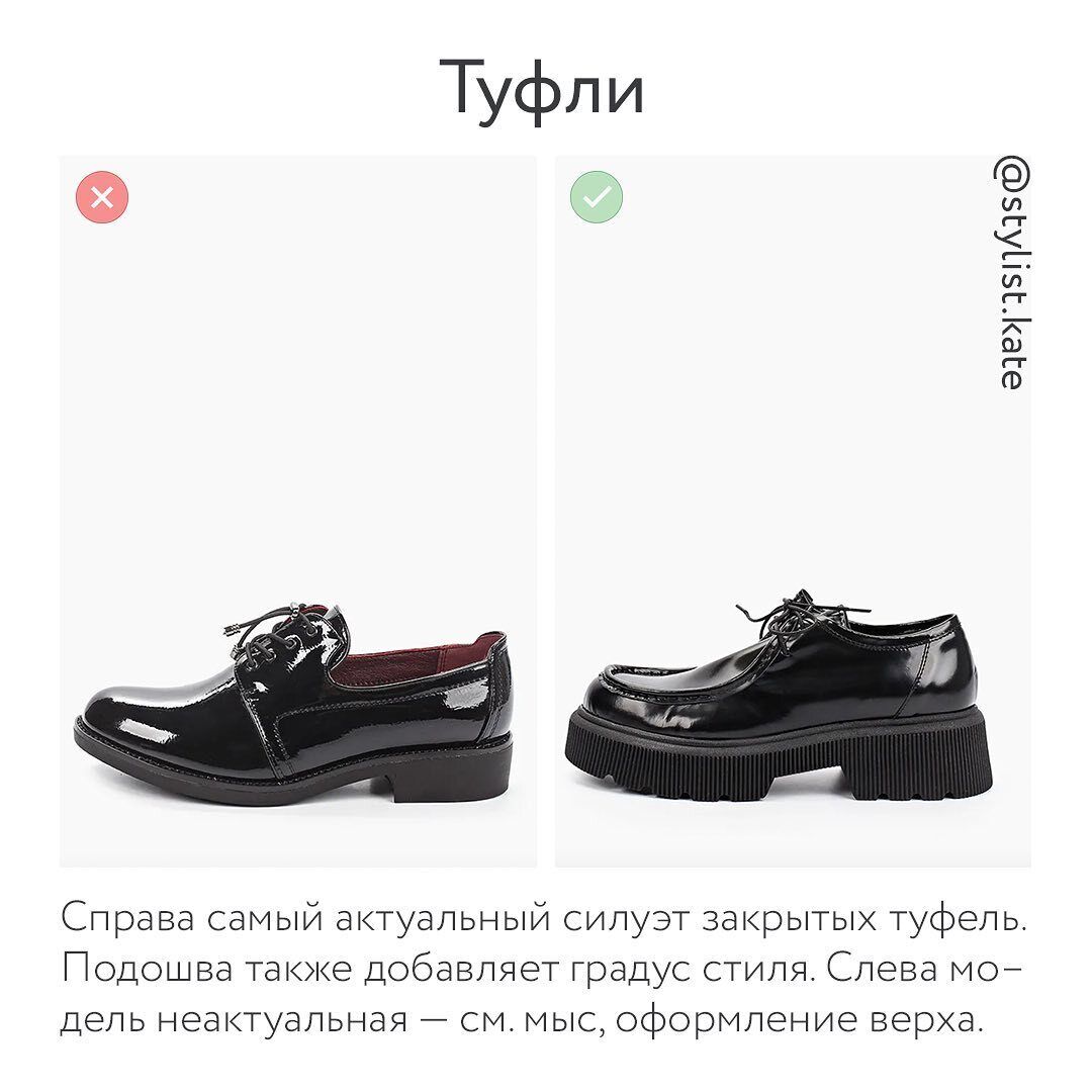 Обувь осень-зима 2021 – туфли.
