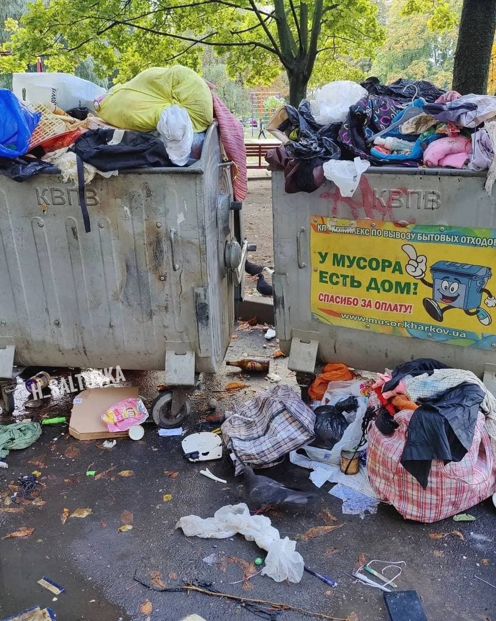 В Харькове пенсионерка забила свою квартиру мусором. Фото | OBOZ.UA