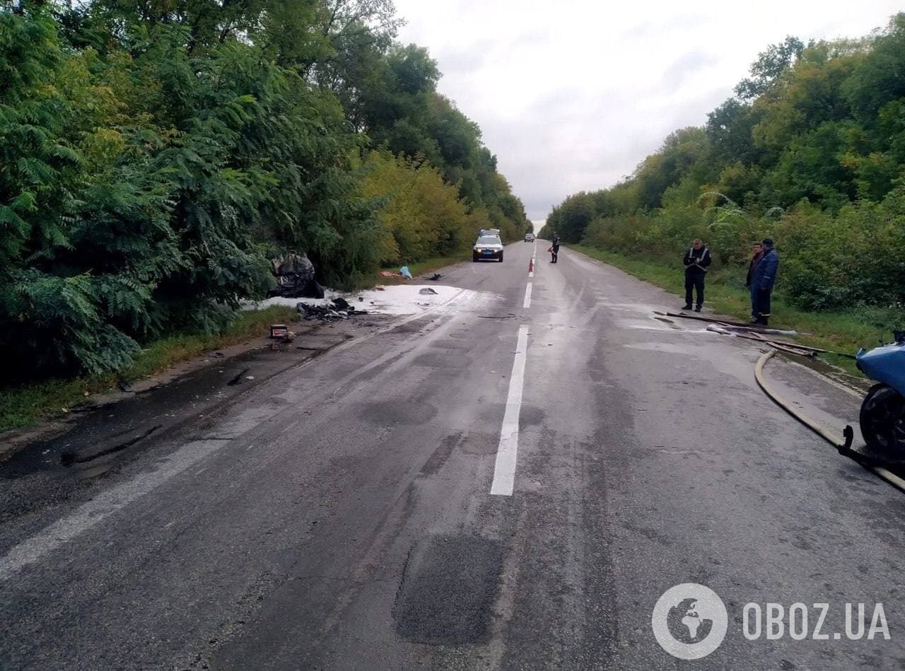Авария произошла на автодороге Сквира-Белая Церковь.