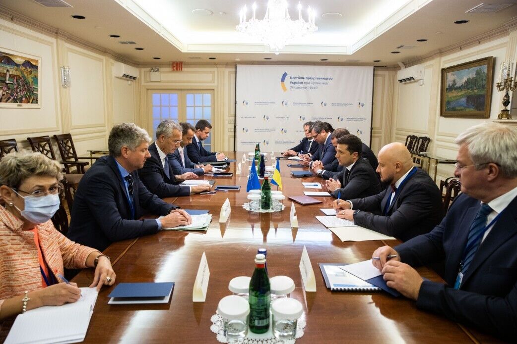 Переговоры украинской делегации.