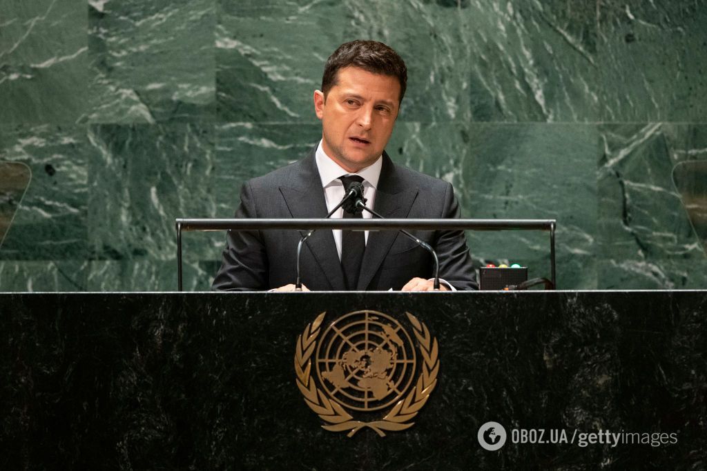 Володимир Зеленський в ООН