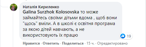 Пользователь предлагает желающим приучить детей к труду заниматься этим дома