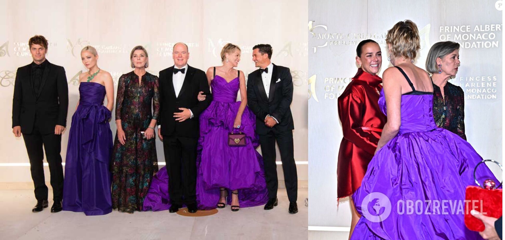 Князь Монако засветился на гала-вечере с актрисой Шэрон Стоун вместо жены