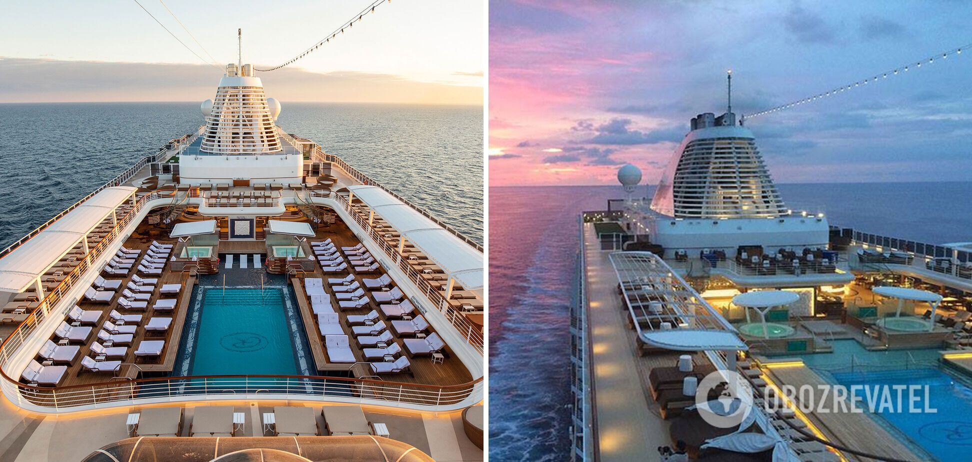 Круизный лайнер компании Regent Seven Seas Cruises.