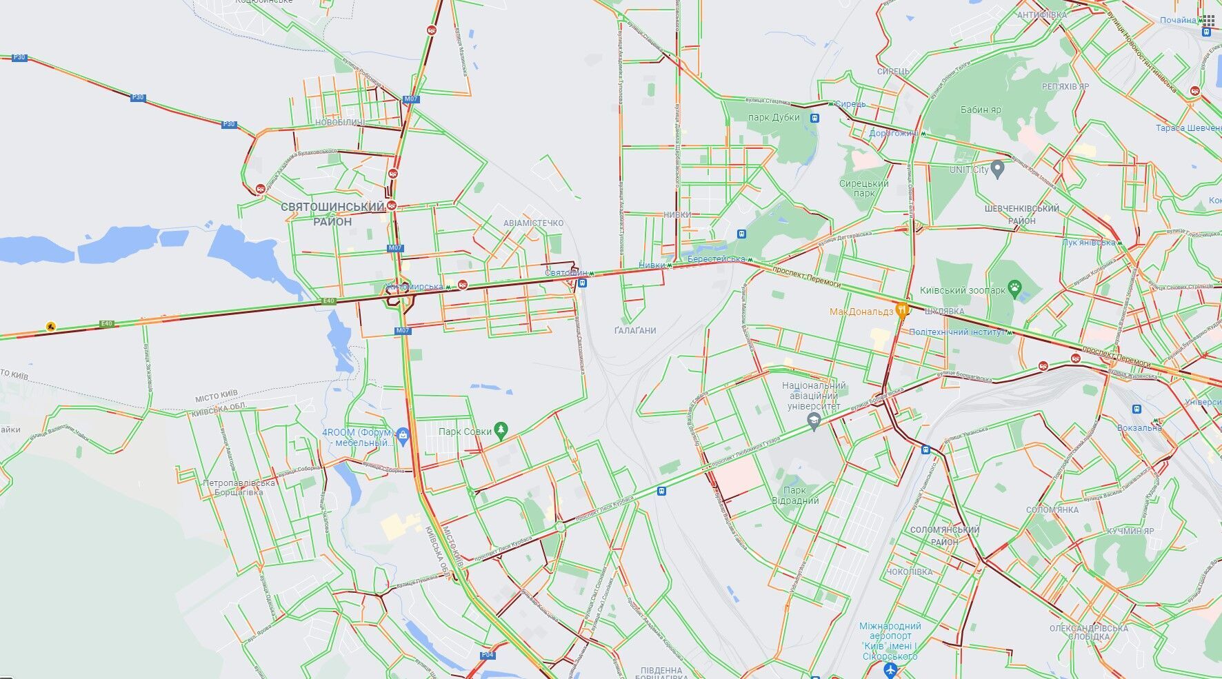 Проспект Победы.