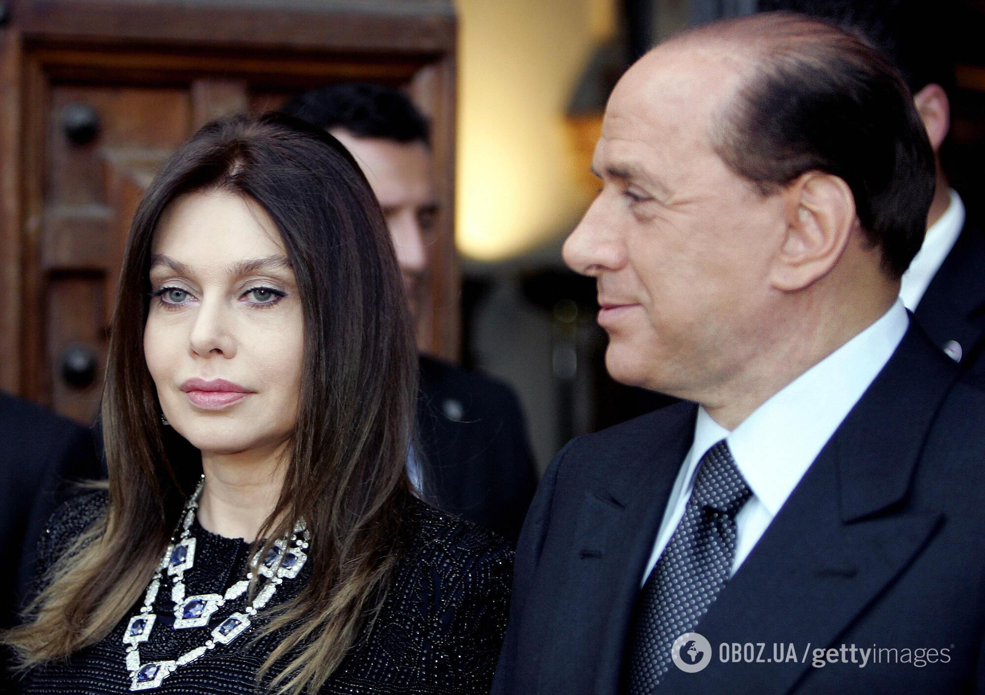 Берлускони и Вероника Ларио