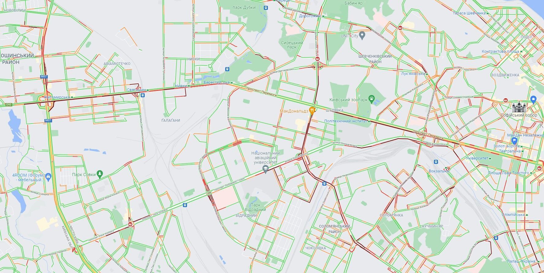 Проспект Победы.