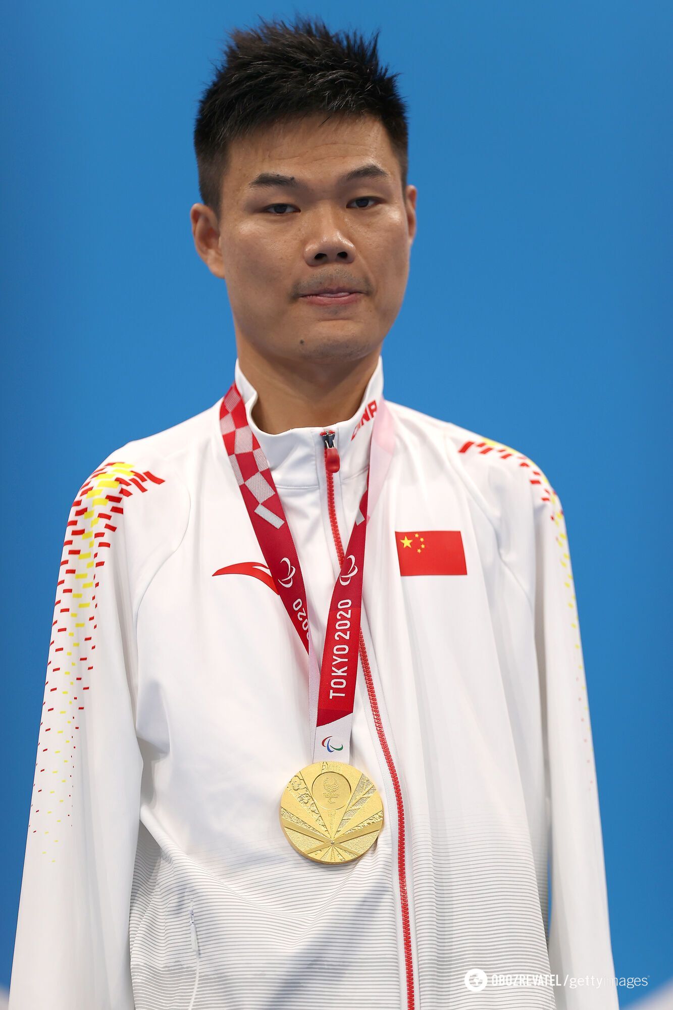 Чжен Тао на церемонії нагородження.