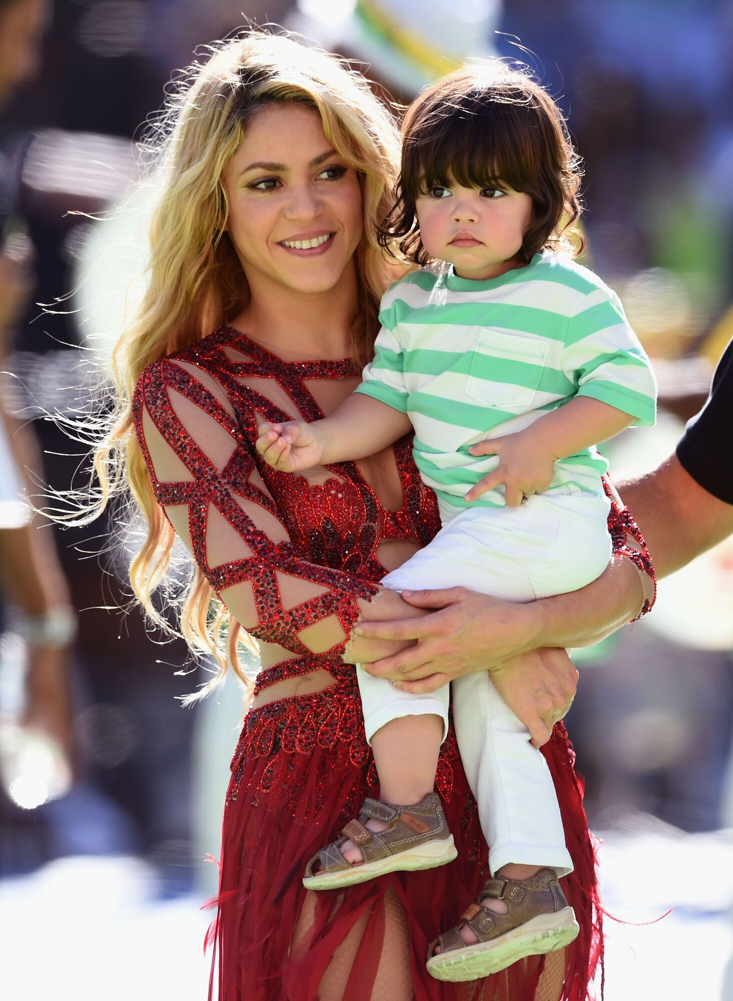 Шакира и ее сын Милан