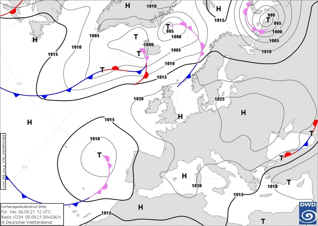 В Украину придет антициклон.