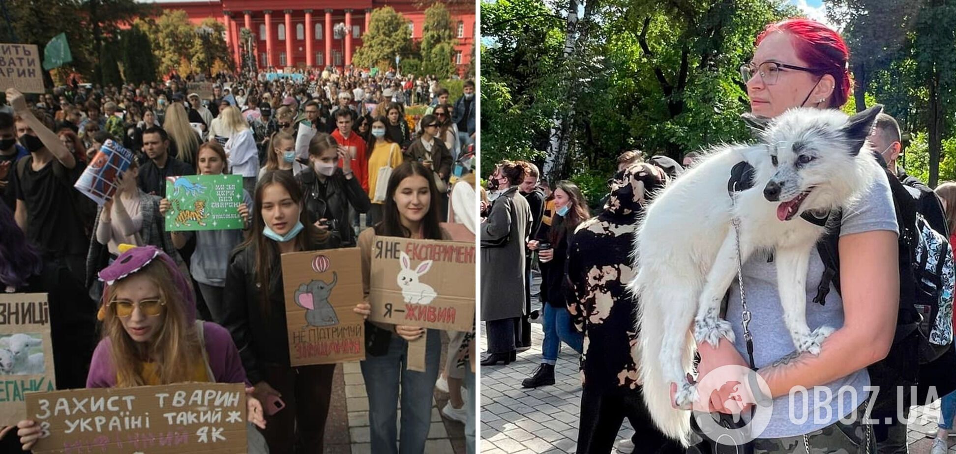 У Києві пройшов Марш за права тварин