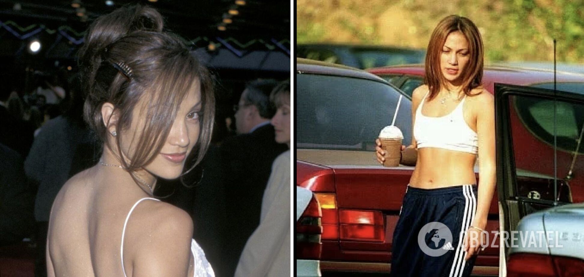 Джей Ло в 90-х носила трендовую прическу.