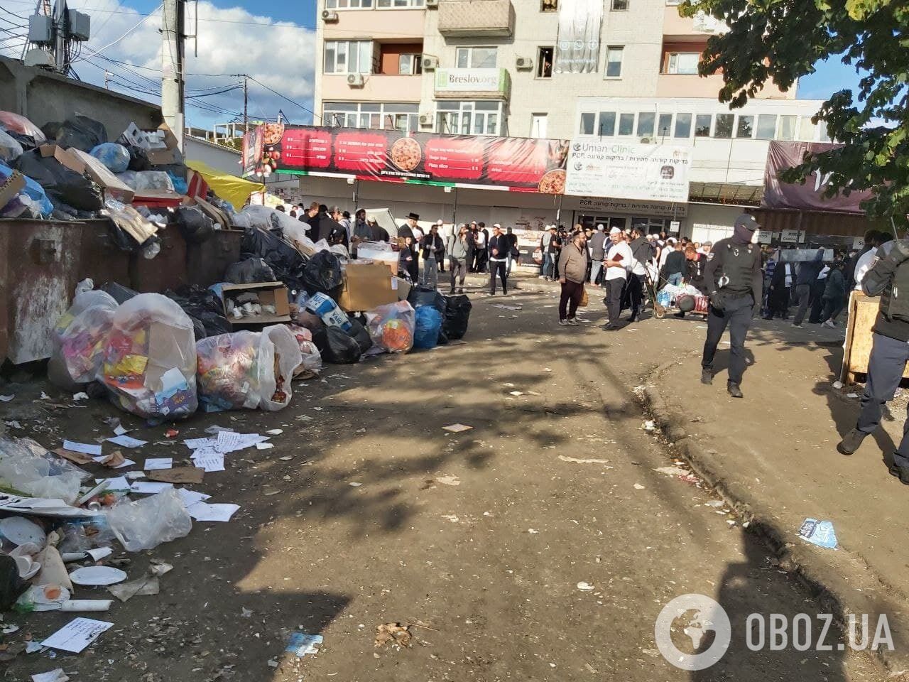 Улицы Умани, где проходит празднование Рош ха-Шана