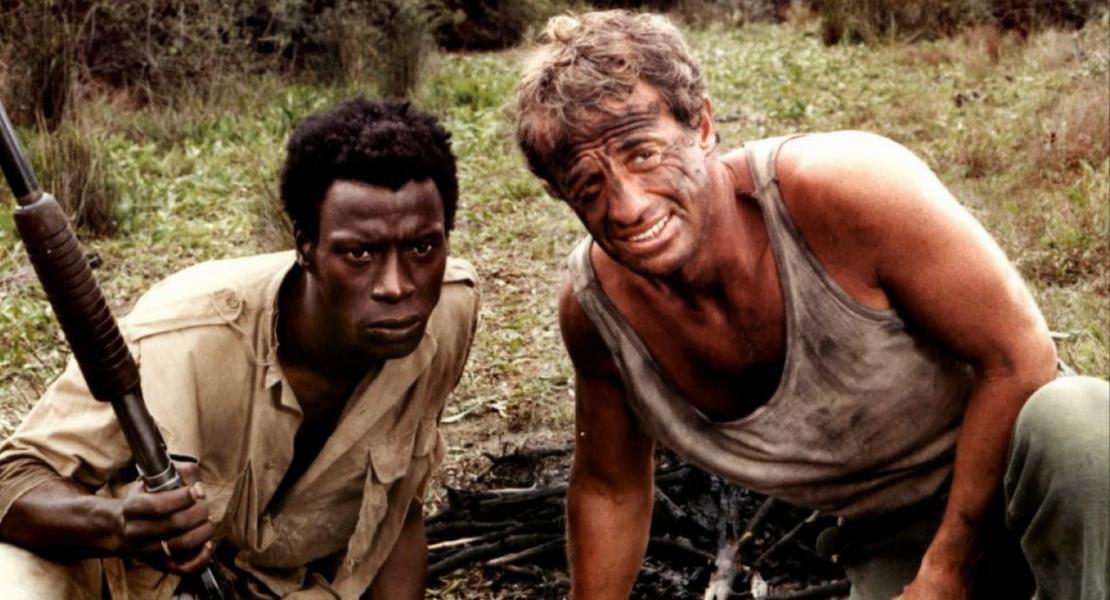 Жан-Поль Бельмондо під час зйомок фільму