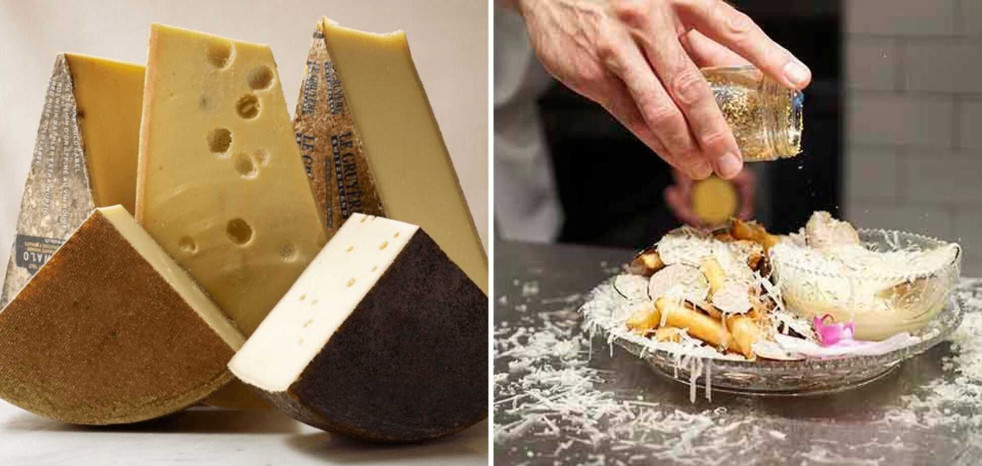 Сыр морне и золото – элементы для декора дорогой картофеля