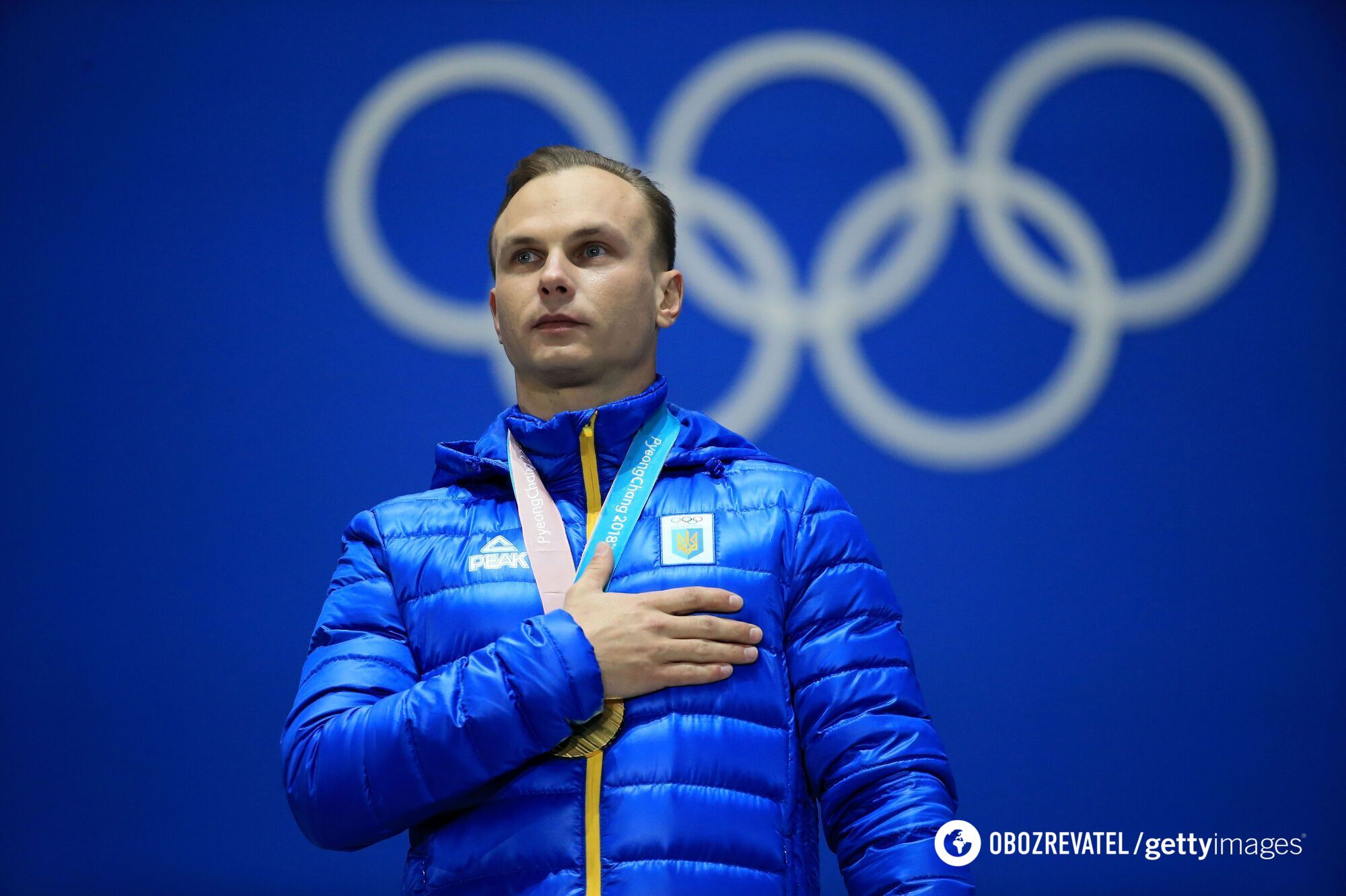 Александр Абраменко с олимпийской медалью