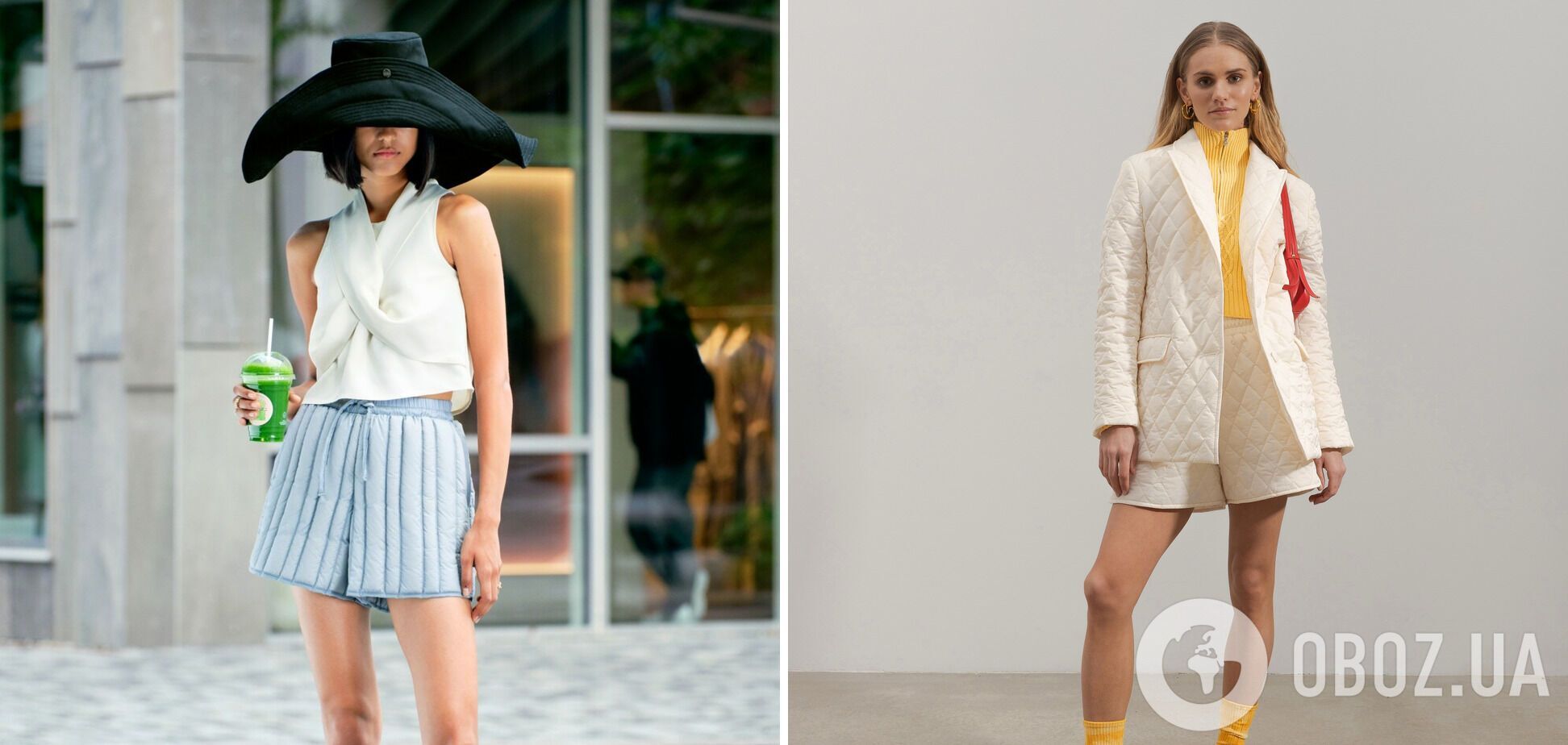 Стеганные шорты будут хитом в следующем сезоне