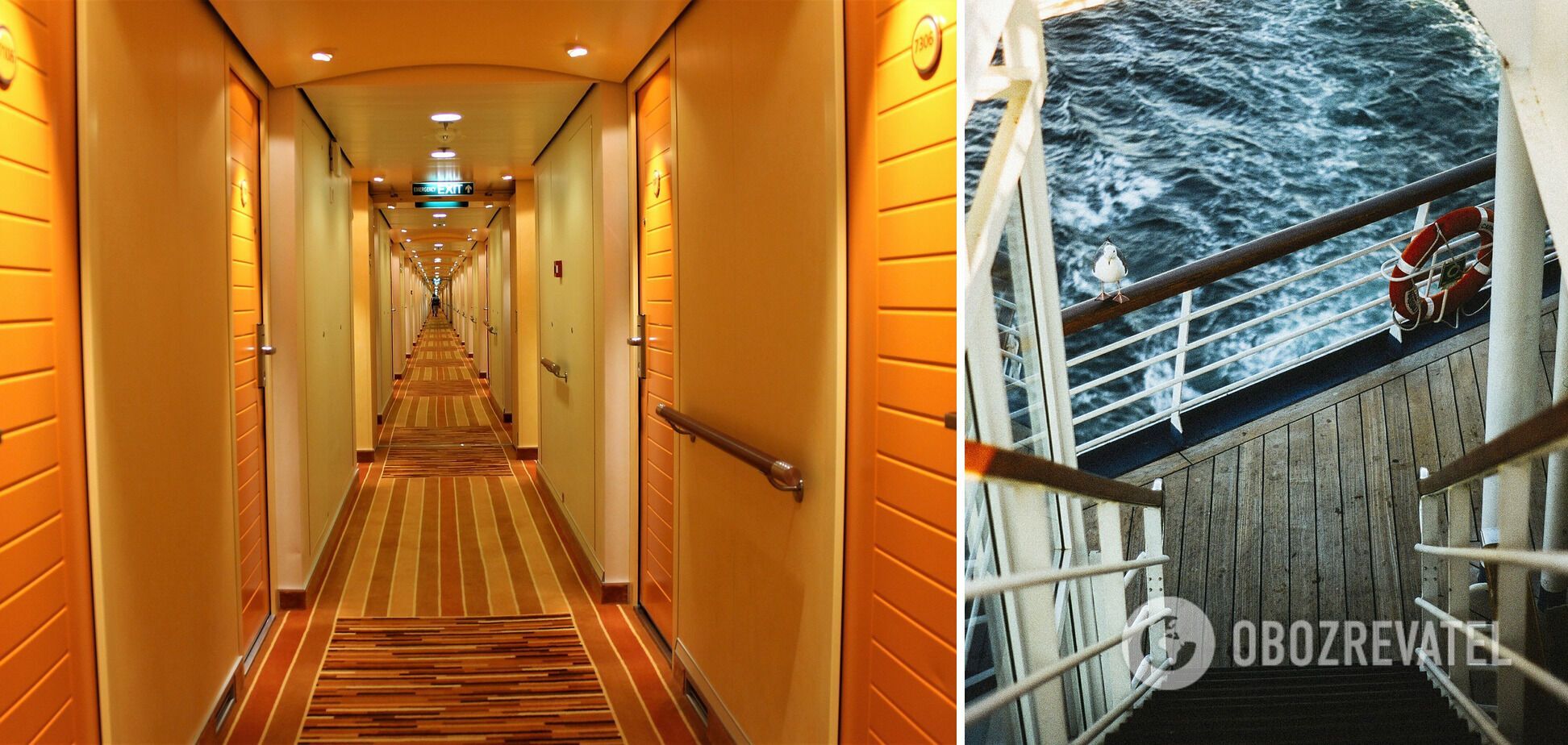 На кораблях вузькі проходи.