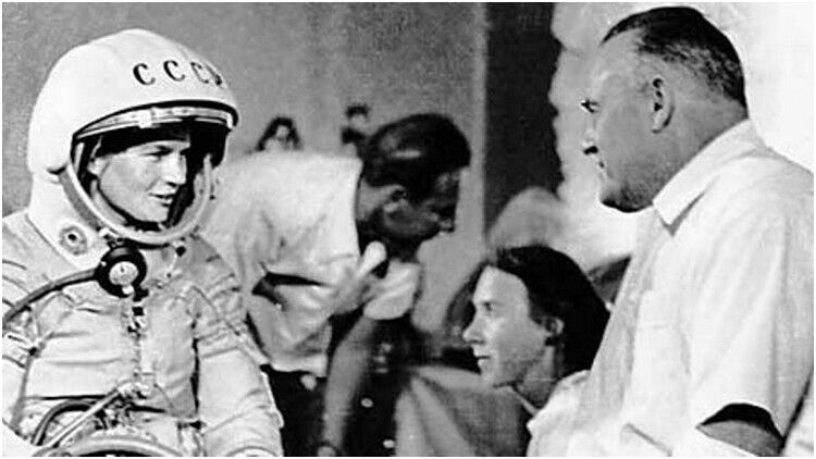 Валентина Терешкова и Сергей Королев