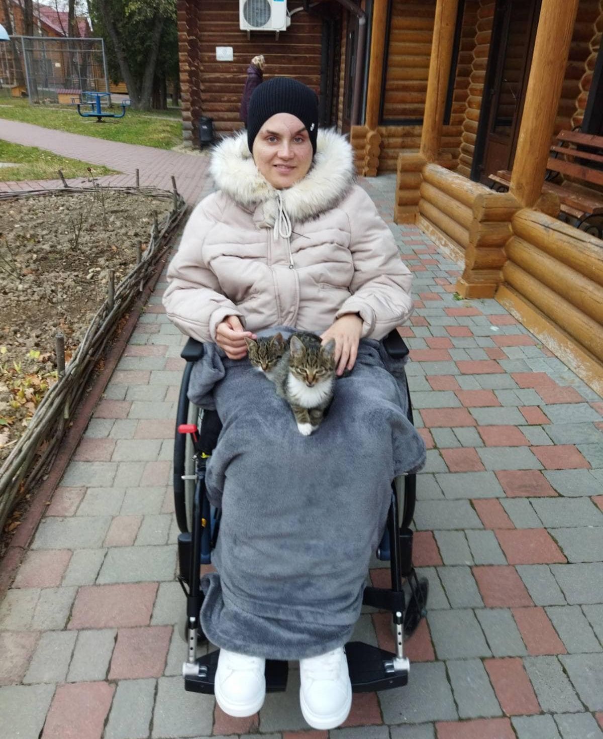 Юлия Ильницкая в реабилитационном центре "Модричи".