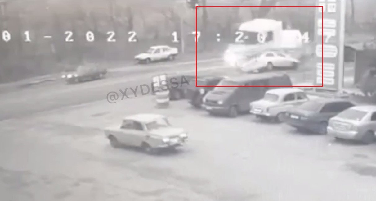 Момент аварии