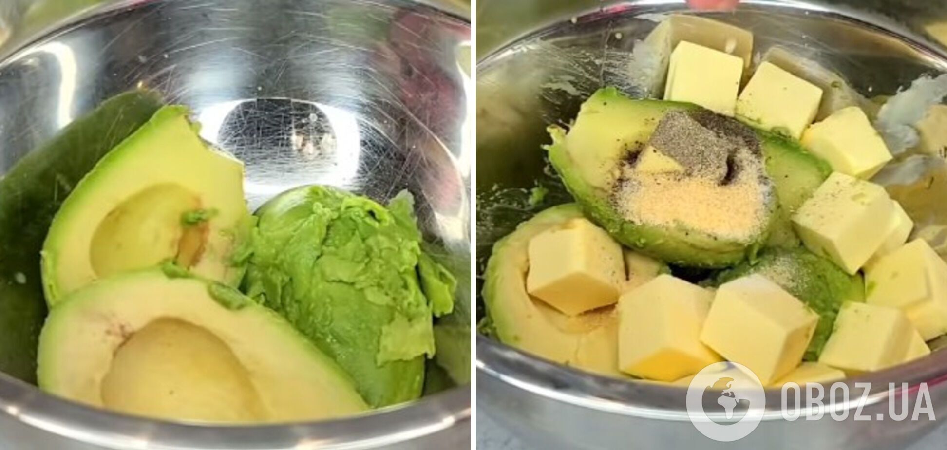 Нарезка авокадо для салата