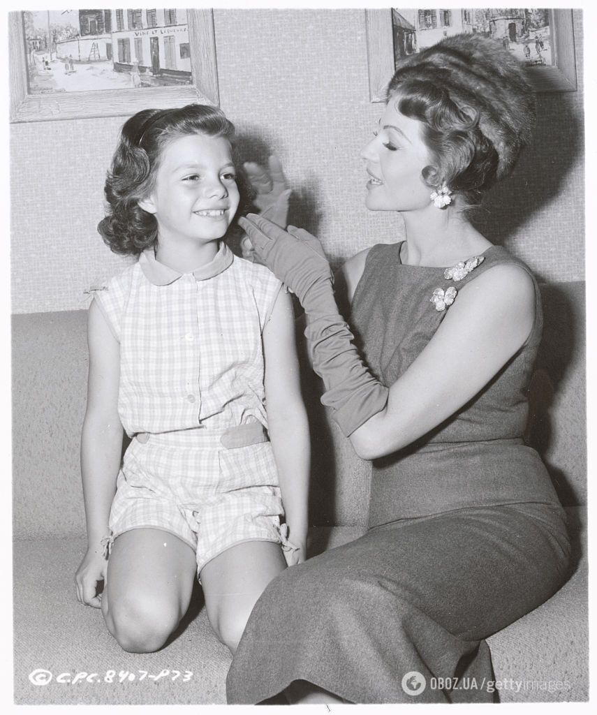 Рита Гейворт с дочерью Ясмин.