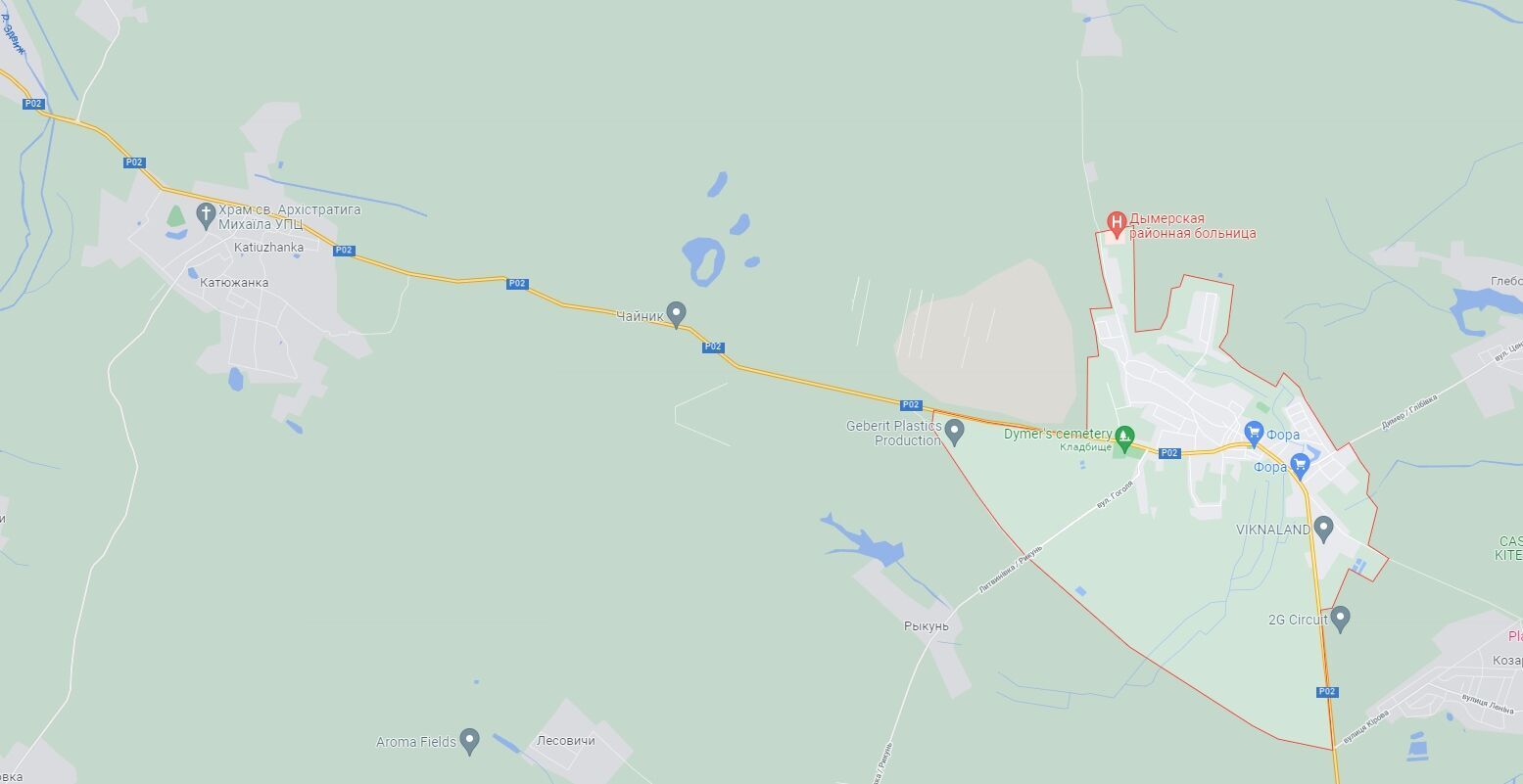 Аварія сталася між селищем Димер та селом Катюжанка.