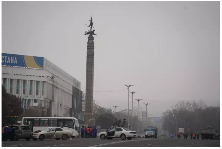 В центр города доступ граждан по-прежнему ограничен