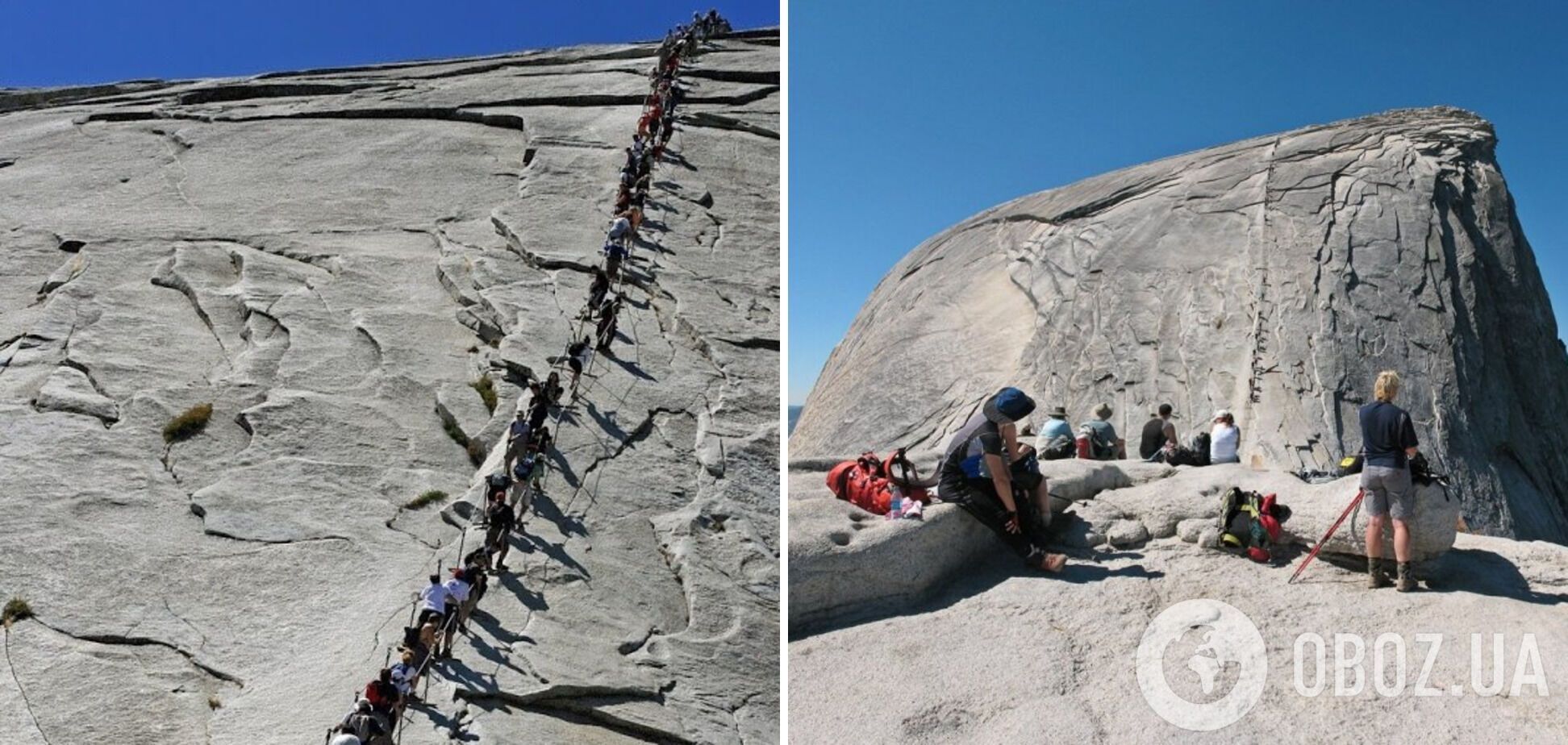 В Калифорнии расположена самая опасная гора для скалолазов.