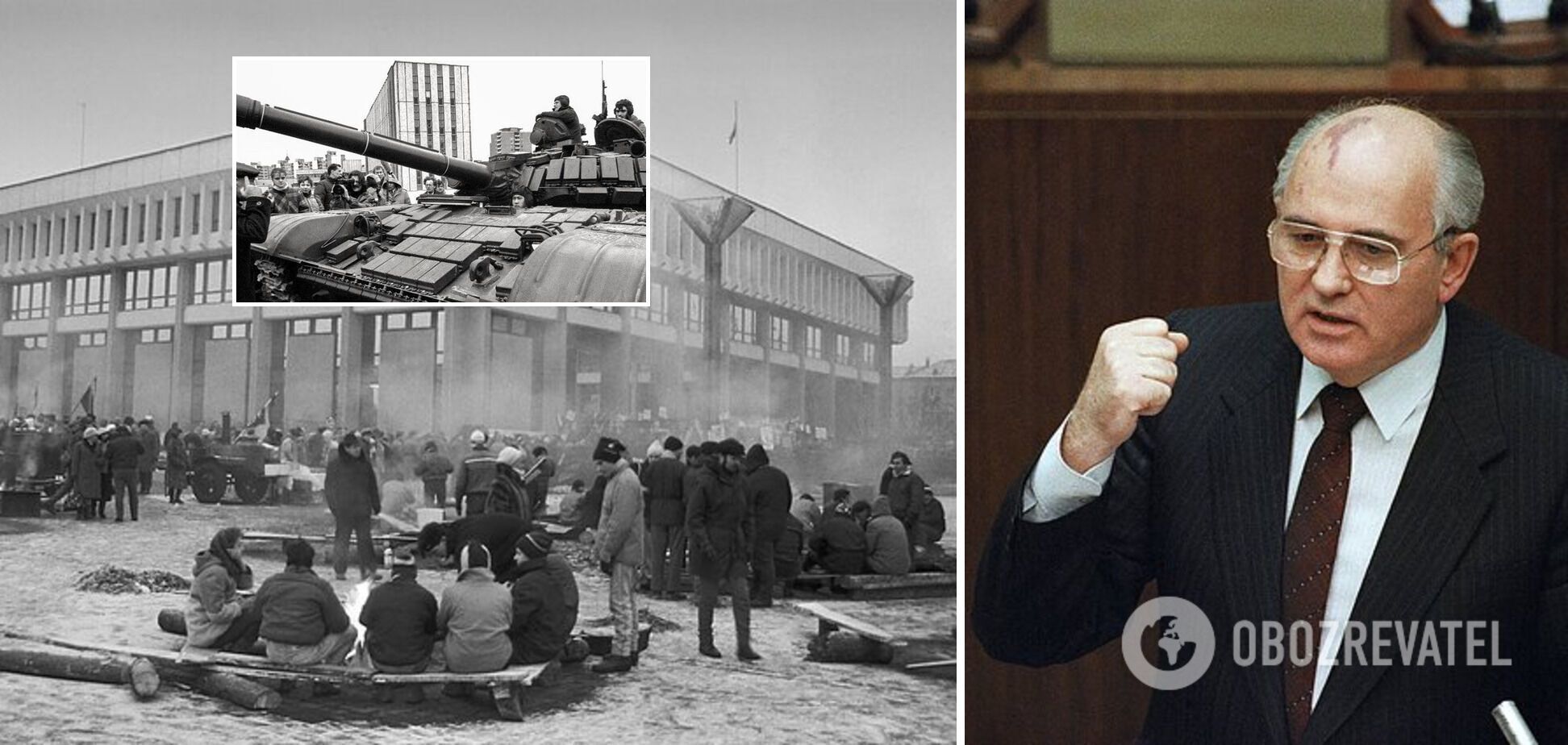 Рідні загиблих литовців хочуть через суд покарати Горбачова за січневі події 1991 року у Вільнюсі