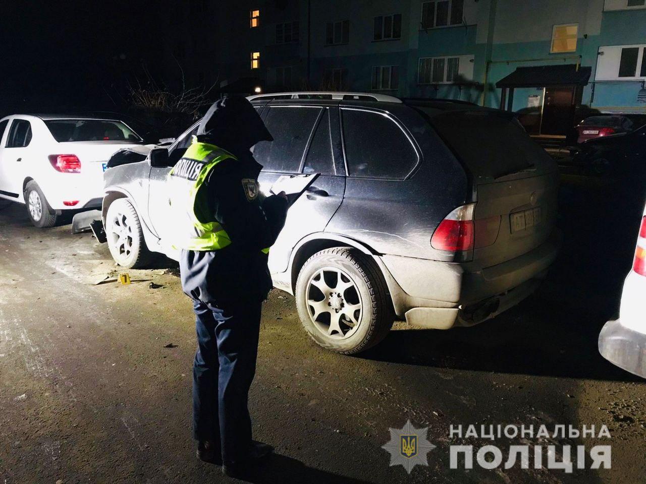 На Прикарпатье взорвался автомобиль BMW